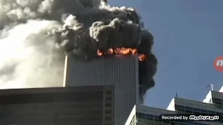 WTC explosions below fire