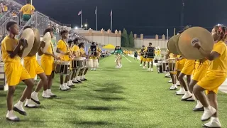 Carver Montgomery High School Marching Band - Marching Into Stands After Halftime Show - 2023 vs PC