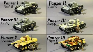 LEGO WW2 German Battle Tanks