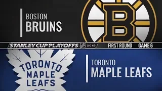 Boston Bruins vs Toronto Maple Leafs | Apr 21, 2019 NHL | Game 6 Stanley Cup 2019 | Обзор матча