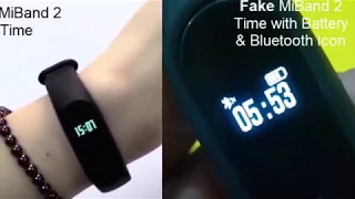 Original Xiaomi Mi Band 2 vs Fake Mi Band 2 | Real Vs Fake