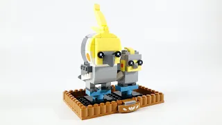LEGO BrickHeadz 40481 Cockatiel Speed Build