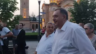 Dodik upoznao Orbana sa znamenitostima Banjaluke