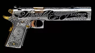 The Custom Built Donald Trump 1911 Pistol by Jesse James