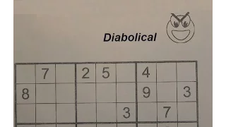 Solve Diabolical Sudoku Puzzles - Very Hard