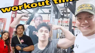 IBINAHAGI KO ANG KAALAMAN  KO BILANG GYM INSTRUCTOR KAY KALINGAP RAB AT SA K5 BOYS.