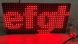 ESP32 Dot Matrix Display DMD