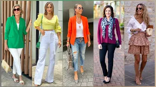 Casual Outfits For women Over 40 | Latest Summer & Winter Outfits Style 2024 | Khols Outfits