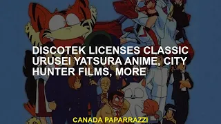 Discotek Licences Classic Urusei Yatsura Anime, City Hunter Films, plus