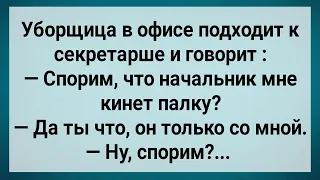 Как Уборщица с Секретаршей Поспорила! Сборник Свежих Анекдотов! Юмор!