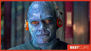 Starlord get his walkman back scene | Guardians Of The Galaxy (2014) Movie CLIP 4K