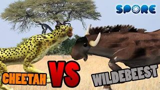 Cheetah vs Wildebeest | Animal Fight Club [S2E11] | SPORE