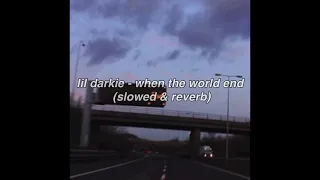 lil darkie - when the world end (slowed & reverb)