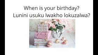 IsiZulu translation for : When is your birthday?