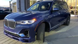2021 ALPINA XB7 ALPINA Blue with ivory white . Feat exhaust sound