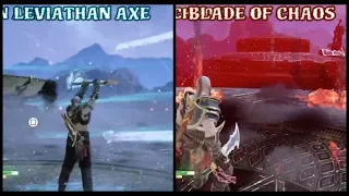 God of war 4 , All Runic Attacks Showcase . '' Leviathan Axe vs Blades Of Chaos '' .