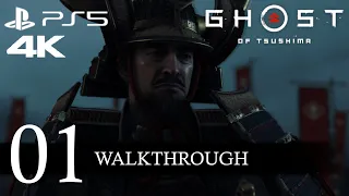 Ghost of Tsushima Walkthrough Part 1 (No Commentary/Full Game) PS5 4K
