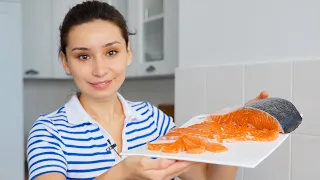 How to salt salmon at home! Salted salmon, trout, chum salmon and pink salmon
