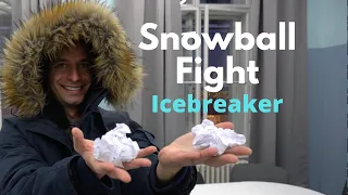 Super Fun ESL Icebreaker: Snowball Fight