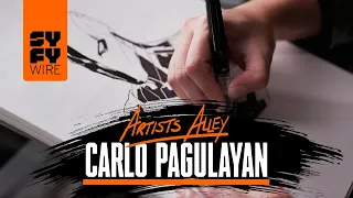 Deathstroke Sketched By Carlo Pagulayan (Artists Alley) | SYFY WIRE