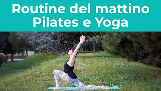 Morning Pilates and Yoga Routine | Sun Salutations | Daily Practice | Surya Namaskara | 15 Minutes