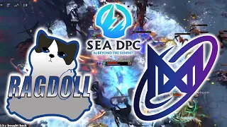 CRAZY SERIES !!! NIGMA GALAXY SEA vs RAGDOLL - WHAT A COMEBACK !! DPC SEA DIVISION 2 DOTA 2