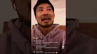 Simu Liu’s Instagram Live talking about the cancellation of Kim’s Convenience