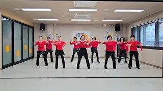 홍제천댄싱퀸 시니어들//첫차 /The First Car Line Dance