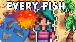 Is it possible to catch EVERY FISH in only one year of Stardew Valley? (summer)