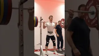 Mirko Zanni - 160 kg x 3 rep - Olympic Squad.