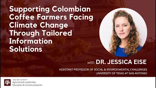 USDA Science Influencers Spring Seminar: Dr. Jessica Eise