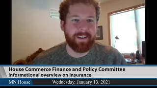 House Commerce Finance and Policy Committee 1/13/21