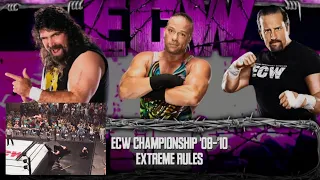WWE 2k23 Epic ECW Championship Extreme Rules Match | Cactus Jack Rob Van Dam Tommy Dreamer
