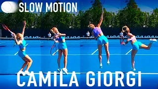 Camila Giorgi | Serve Slow motions [Court Level]