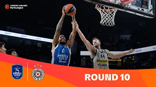 Efes-Partizan | Round 10 Highlights | 2023-24 Turkish Airlines EuroLeague
