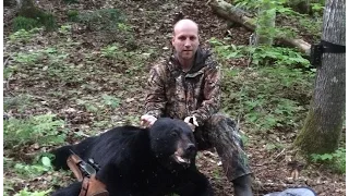 340Lbs Black Bear Awesome Kill Shot!