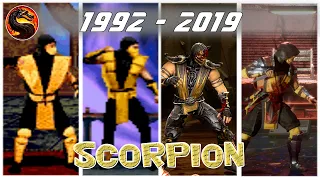 История / Эволюция Scorpion серии Mortal Kombat 1992 - 2019