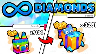 BEST METHOD To Earn INFINITE DIAMONDS In PET SIMULATOR 99! GAME BREAKING! MAX PINATAS!