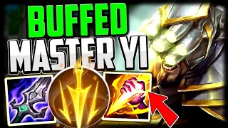 90% DAMAGE REDUCTION MASTER YI IS LEGIT BUSTED🔥 | This is what Master Yi Can do AFTER THE BUFFS👌