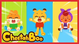 [😁New] Let's play safely in the playground! | Good Habit Song | Nursery rhymes | #Cheetahboo