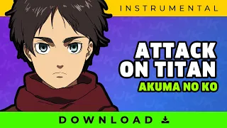 Akuma No Ko instrumental Ending 7 🌺🌷🌸 Attack on Titan Season 4 Part 2 (オフボーカル) + LYRICS ROM/EN/JP
