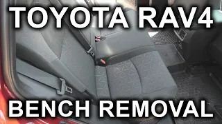 Toyota RAV4 (2019-2023): How To Remove Rear Bench (Seat).