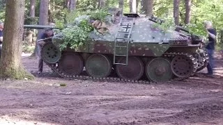 MILITRACKS 2014 Parade Hetzer Schützenpanzer NSU Kettenkrad Kübelwagen uva in Overloon NL