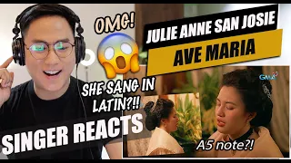 Julie Anne San Jose - Ave Maria [Maria Clara At Ibarra] | SINGER REACTION