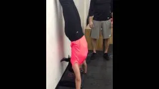 Learning Kipping Handstand Push-up