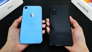 Б/У Айфон или НОВЫЙ Андроид? Samsung Galaxy M52 vs iPhone XR