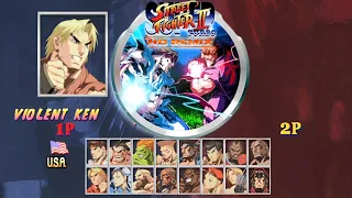 Super Street Fighter 2 Turbo [ HD REMIX ] Violent Ken Longplay #2