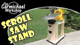 DIY Scroll Saw Stand for the DeWalt DW788 (Woodworking Shop Project)