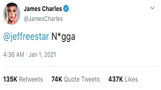 James Charles Said The N Word!