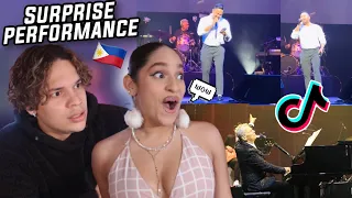 It's Always A Filipino! Latinos React to INCREDIBLE Singer in Crowd of David Foster's Concert |Lance